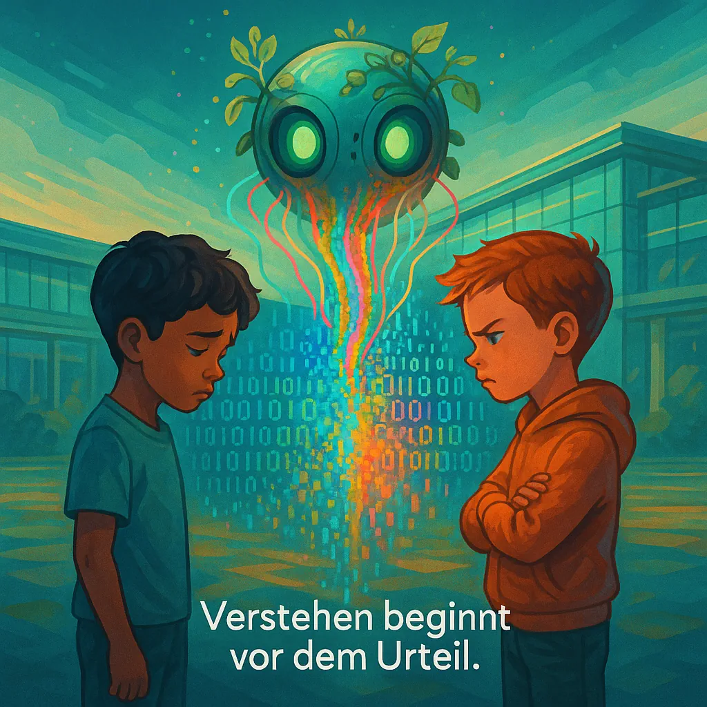 Worte wie Waffen – Wie KI-gestützte Empathie den Schulalltag neu erfindet